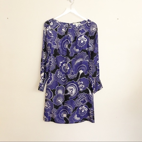 Banana Republic 100%silk dress; covered buttons 6P - Picture 1 of 8